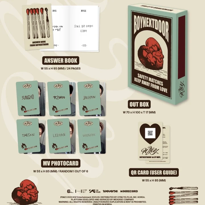 BOYNEXTDOOR - 1ST EP 'WHY..' (WEVERSE ALBUMS VER.) - Image 2