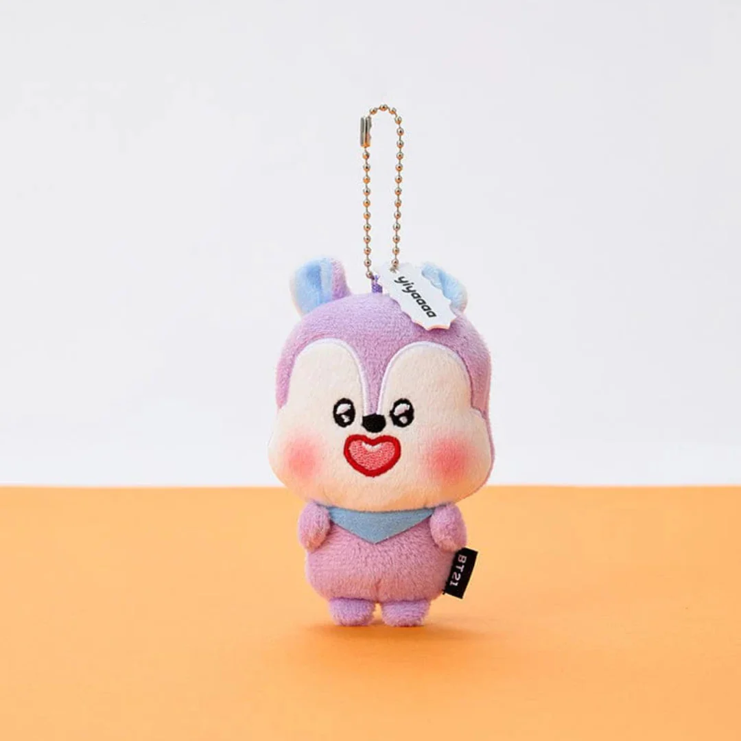 BT21 HEARTBEAT PLUSH KEYRING TODAY'S FACE (7 VERSIONS) - Image 5