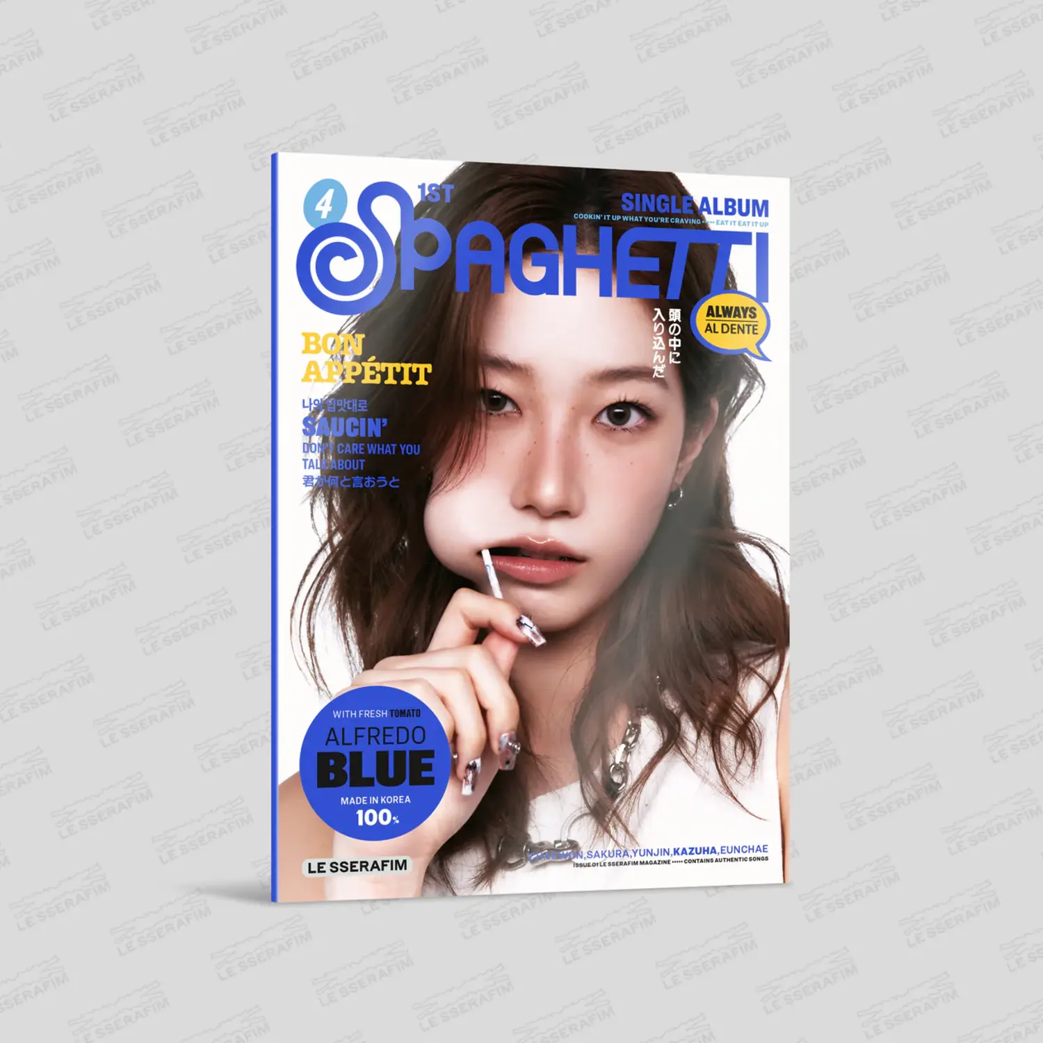 LE SSERAFIM - 1ST SINGLE ALBUM [SPAGHETTI] (COMPACT VER.) (6 VERSIONS) - Image 9