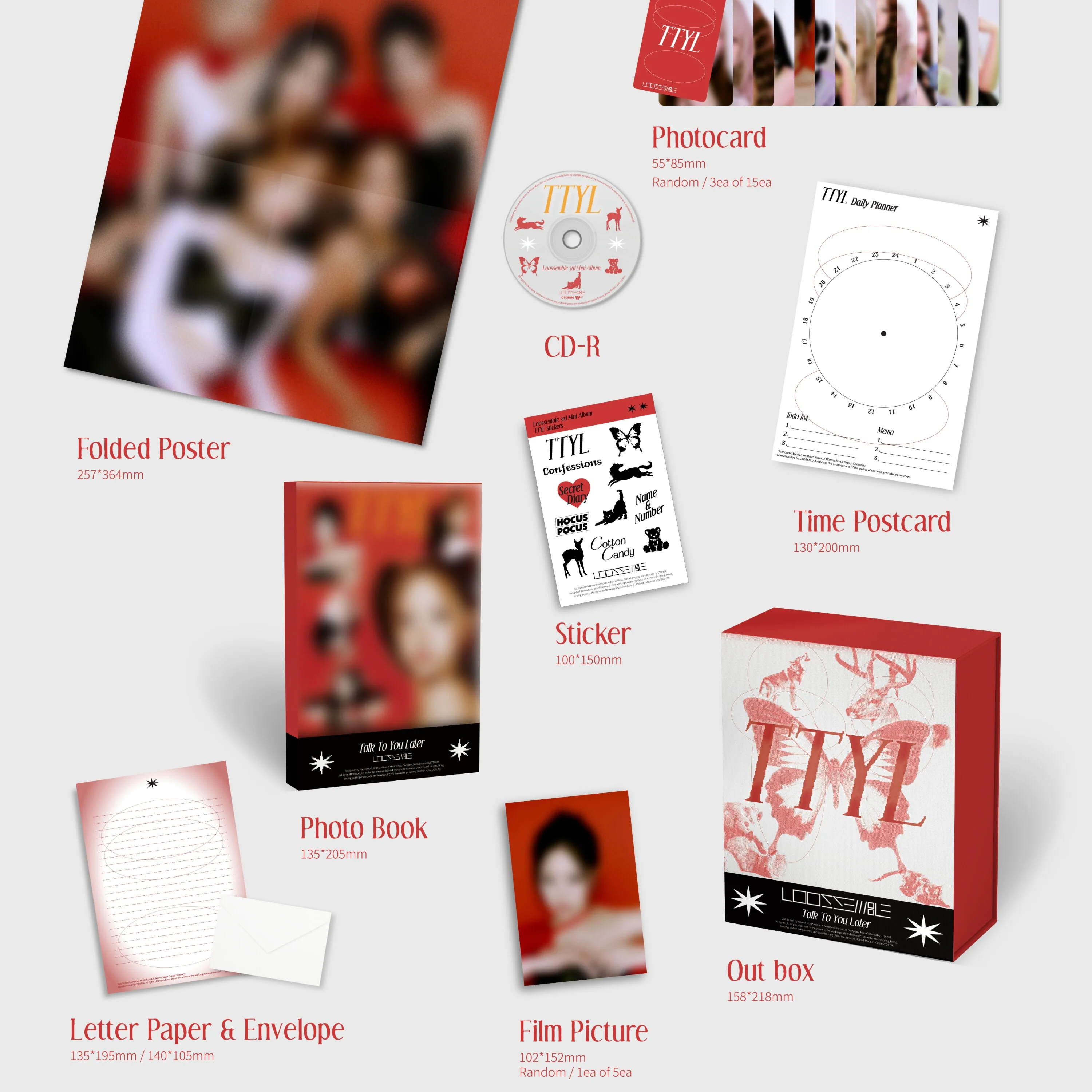 LOOSSEMBLE - 3RD MINI ALBUM [TTYL] (3 VERSIONS) - Image 6