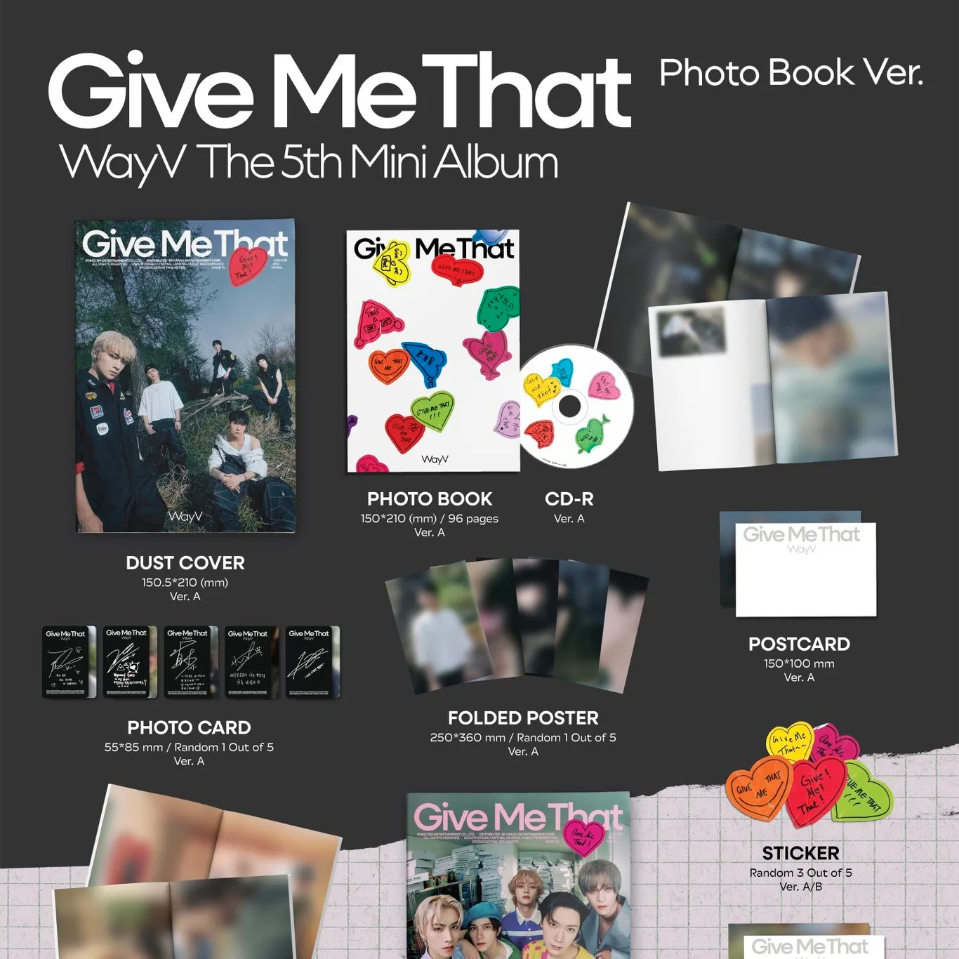 WAYV - 5TH MINI ALBUM [GIVE ME THAT] (PHOTOBOOK VER.) (2 VERSIONS) - Image 4
