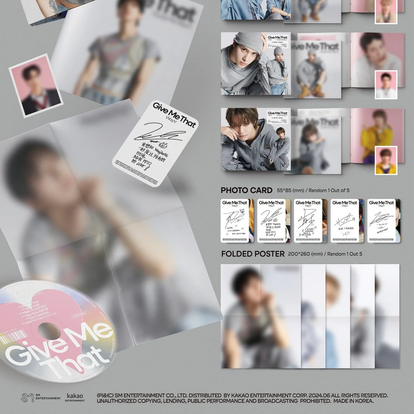 WAYV - 5TH MINI ALBUM [GIVE ME THAT] (DIGIPACK VER.) (5 VERSIONS) - Image 8