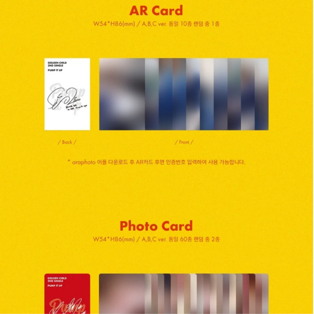 GOLDEN CHILD - PUMP IT UP (2ND SINGLE ALBUM) (3 VERSIONS) - Image 7