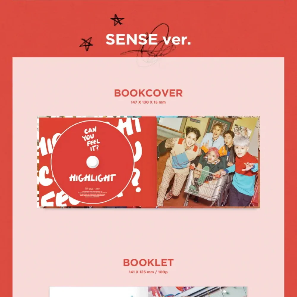 HIGHLIGHT - CAN YOU FEEL IT? (1ST MINI ALBUM) SENSE VER. (A) - Image 2