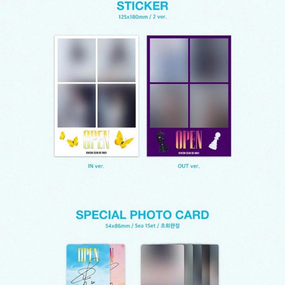 KWON EUNBI - OPEN (1ST MINI ALBUM) (2 VERSIONS) - Image 6