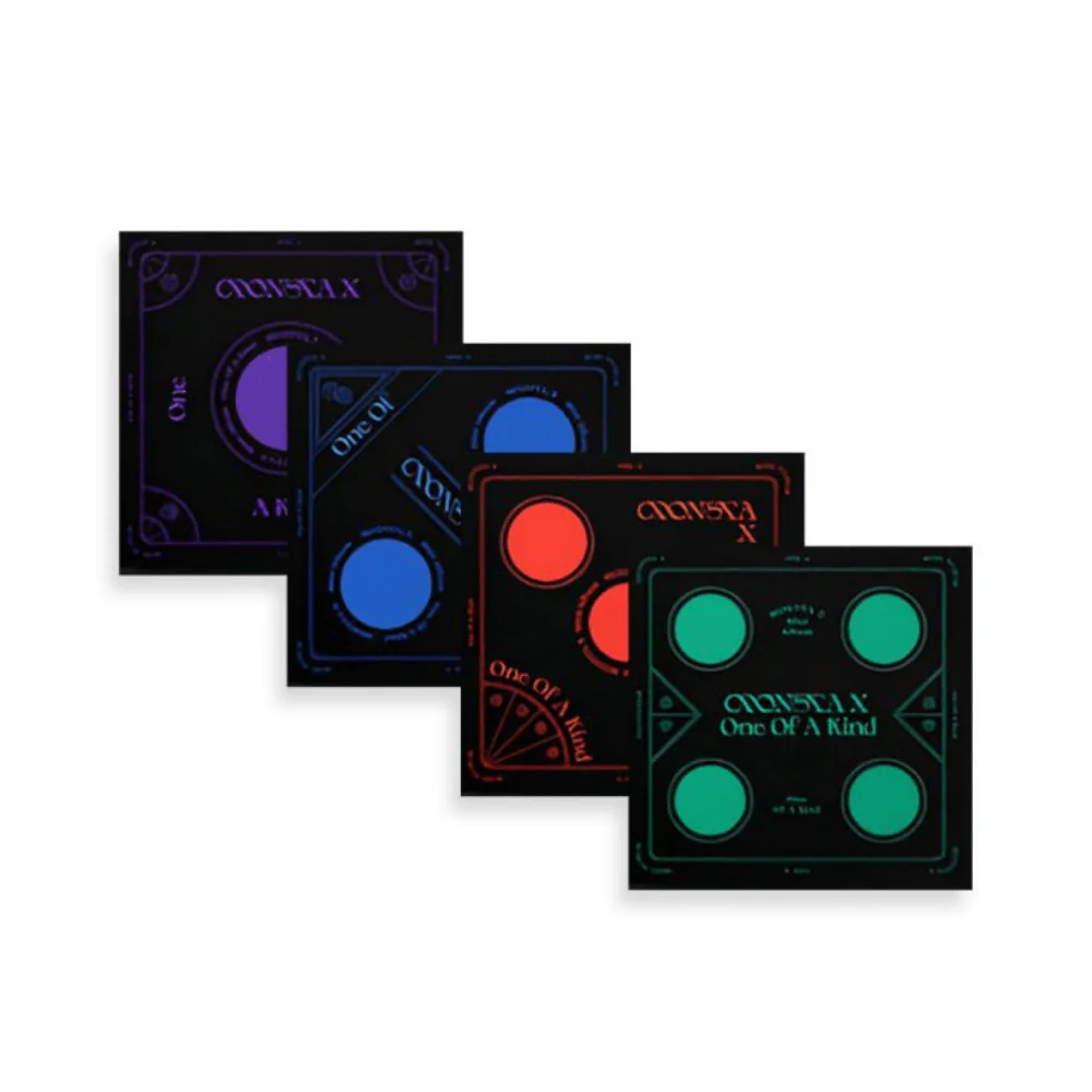 MONSTA X - ONE OF A KIND (9TH MINI ALBUM) (4 VERSIONS)