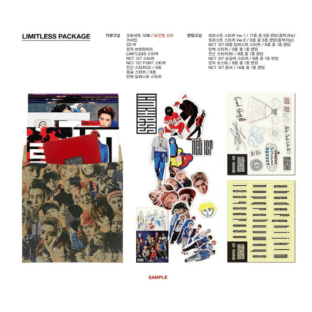 NCT 127 - NCT #127 LIMITLESS (2ND MINI ALBUM) (3 VERSIONS) - Image 3