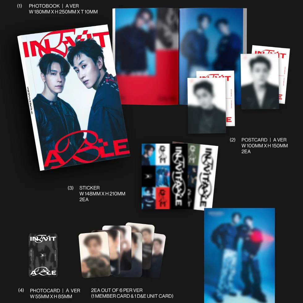 SUPER JUNIOR-D&E - 6TH MINI ALBUM [INEVITABLE] (2 VERSIONS) - Image 2