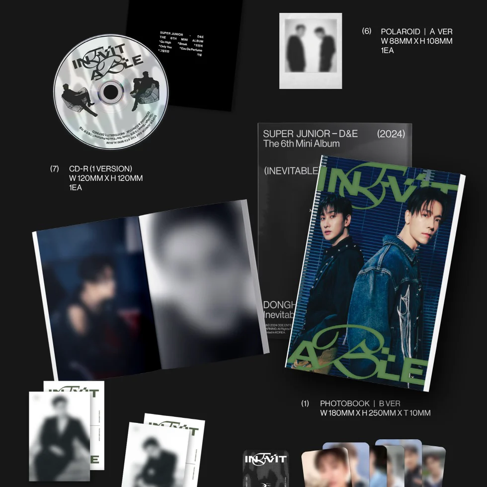 SUPER JUNIOR-D&E - 6TH MINI ALBUM [INEVITABLE] (2 VERSIONS) - Image 3
