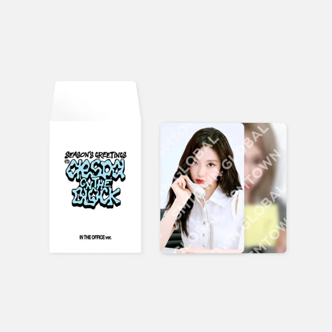AESPA - RANDOM TRADING CARD SET - 2025 SM ARTIST SEASON'S GREETINGS MD (2 VERSIONS) - Image 4