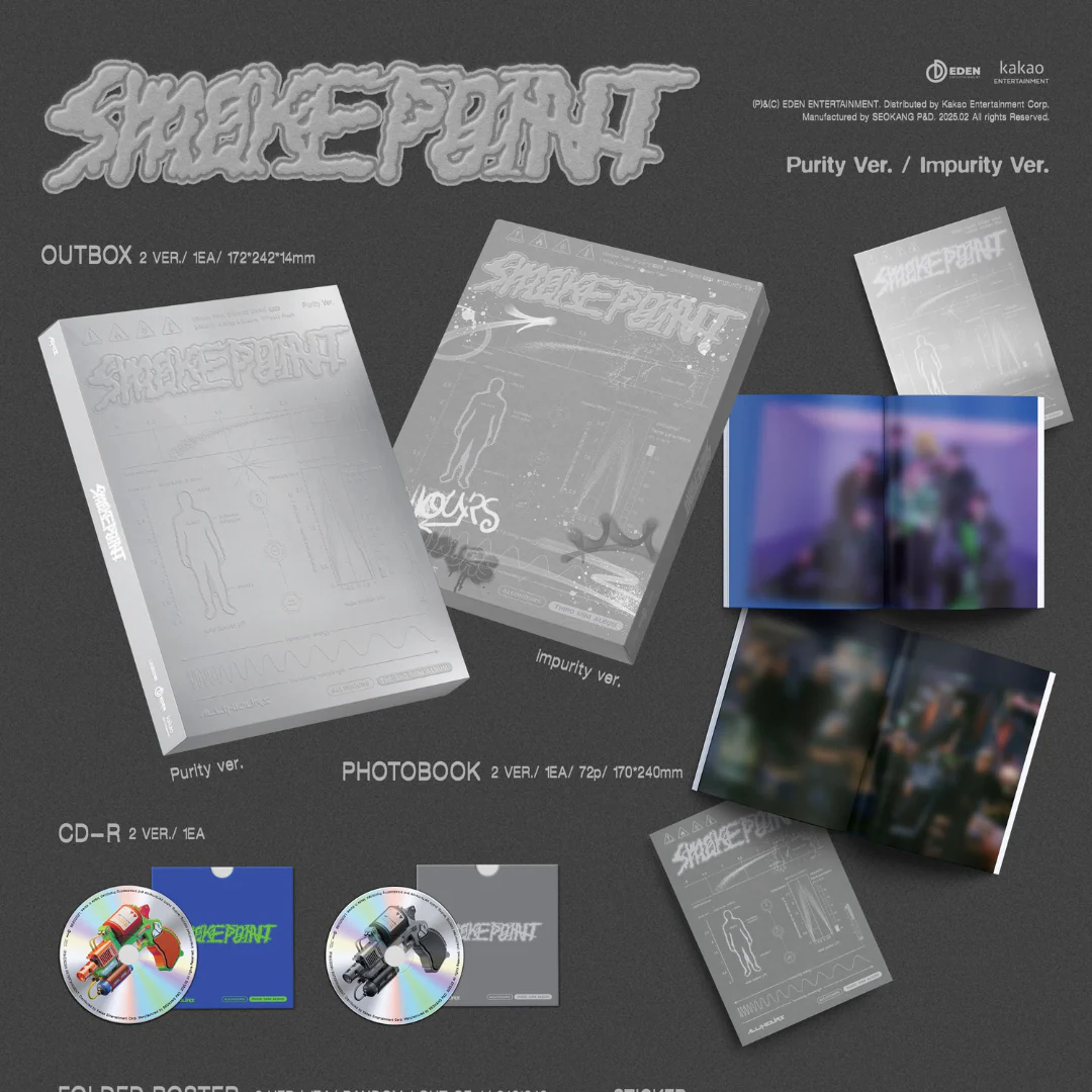 ALL(H)OURS - THIRD MINI ALBUM [SMOKE POINT] (2 VERSIONS) - Image 4