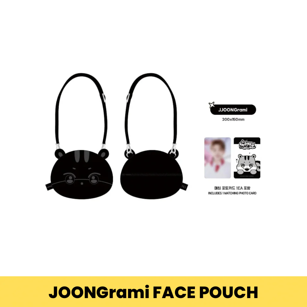 ATEEZ - ANITEEZ IN THE CALLING - FACE POUCH (8 VERSIONS) - Image 2