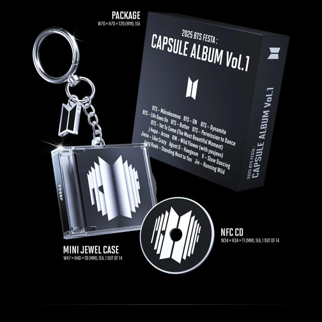 BTS - 2025 BTS FESTA : CAPSULE ALBUM VOL.1) (14 VERSIONS) RANDOM - Image 2