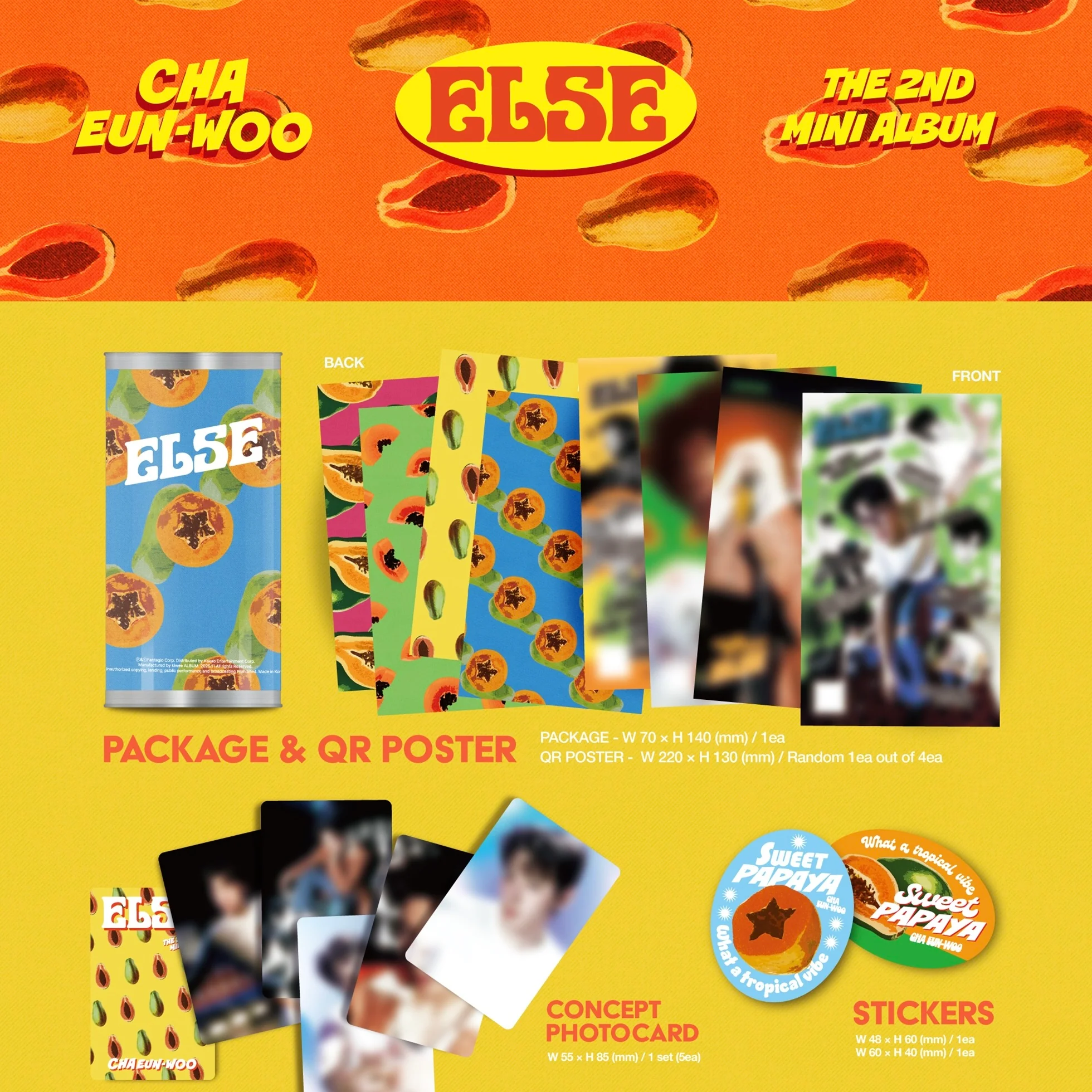 CHA EUN WOO - 2ND MINI ALBUM [ELSE] (KIWEE VER.) - Image 2