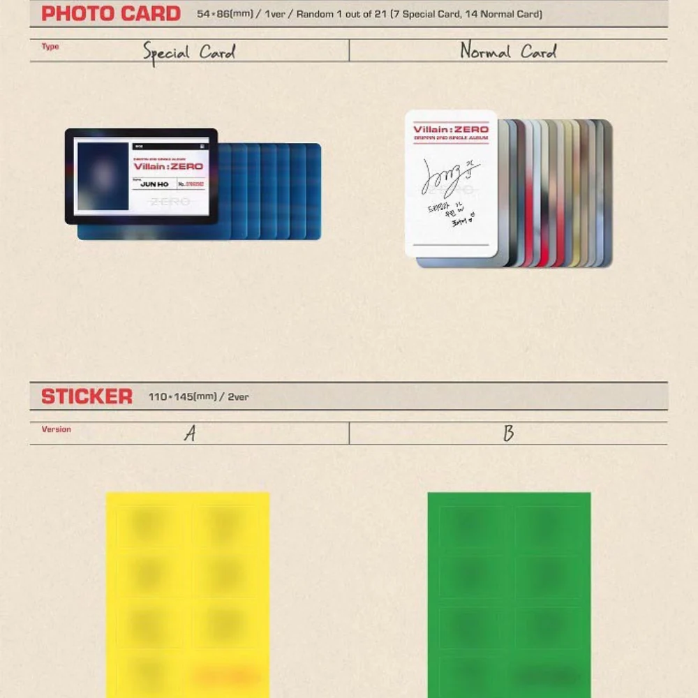 DRIPPIN - VILLAIN : ZERO (2ND SINGLE ALBUM) (2 VERSIONS) - Image 4