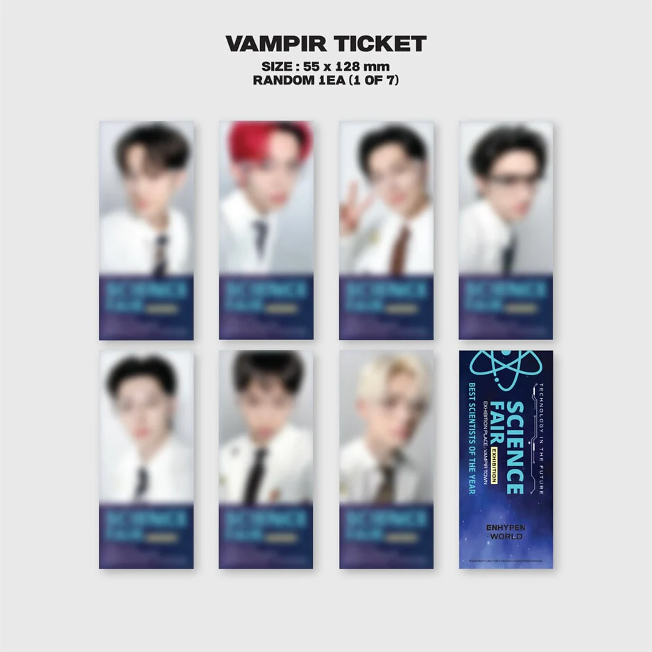 ENHYPEN - WORLD COUPON CARD COLLECTION (SCIENTIST VER.) (2 VERSIONS) - Image 5