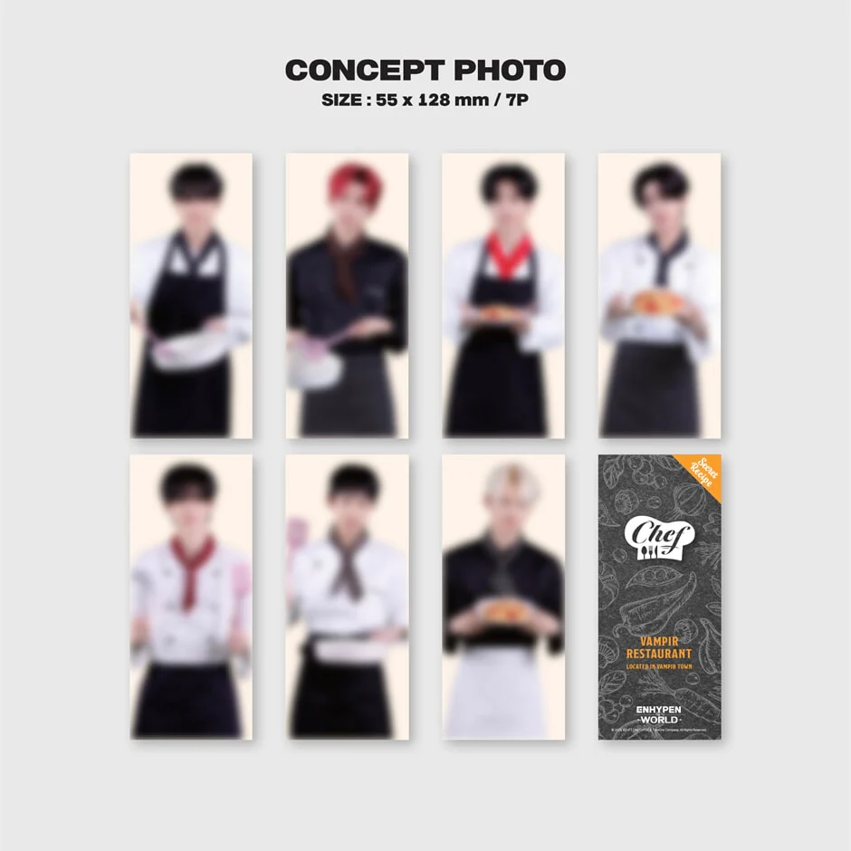 ENHYPEN - WORLD COUPON CARD COLLECTION (CHEF BASIC VER.) - Image 5