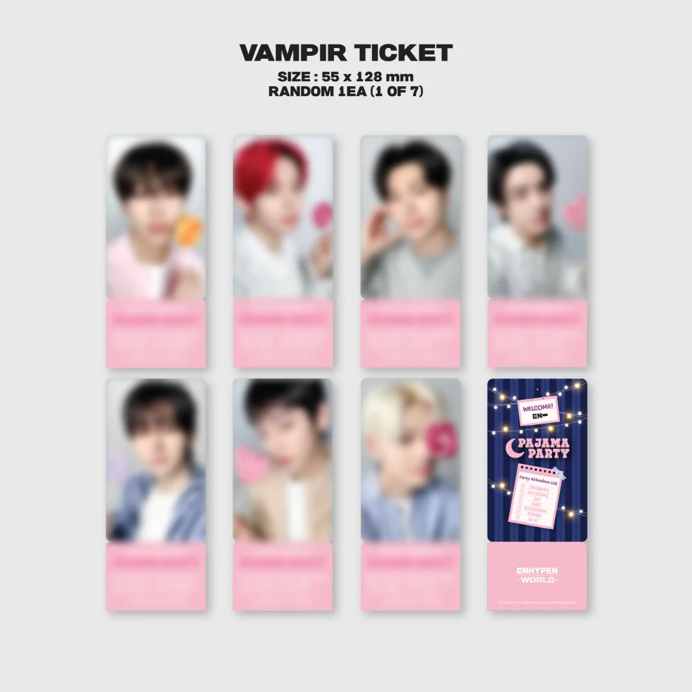 ENHYPEN - WORLD COUPON CARD COLLECTION (PAJAMA PARTY SPECIAL VER.) - Image 4