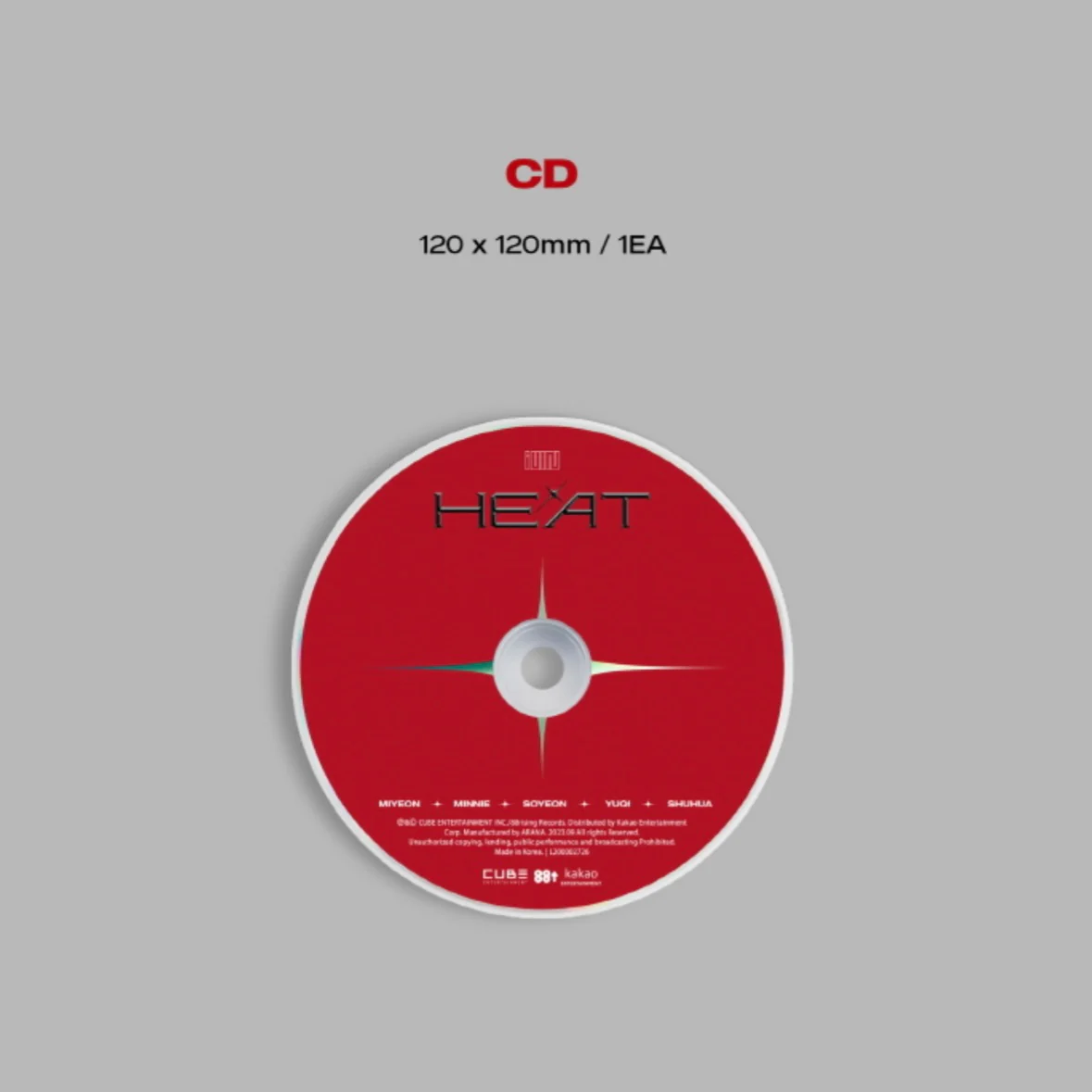 (G)I-DLE - HEAT (DIGIPACK) (SPECIAL ALBUM) (6 VERSIONS) - Image 4