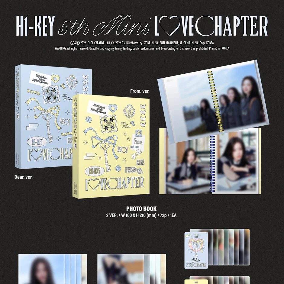 H1-KEY - 5TH MINI ALBUM [LOVECHAPTER] (2 VERSIONS) - Image 2