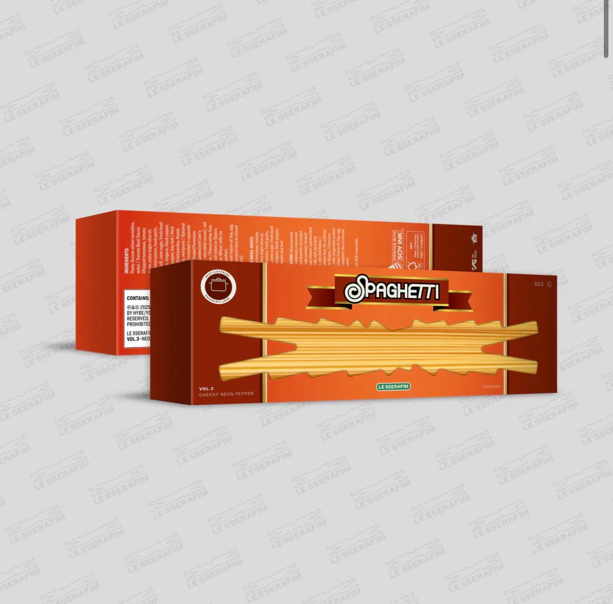 LE SSERAFIM - 1ST SINGLE ALBUM [SPAGHETTI] (3 VERSIONS) - Image 6