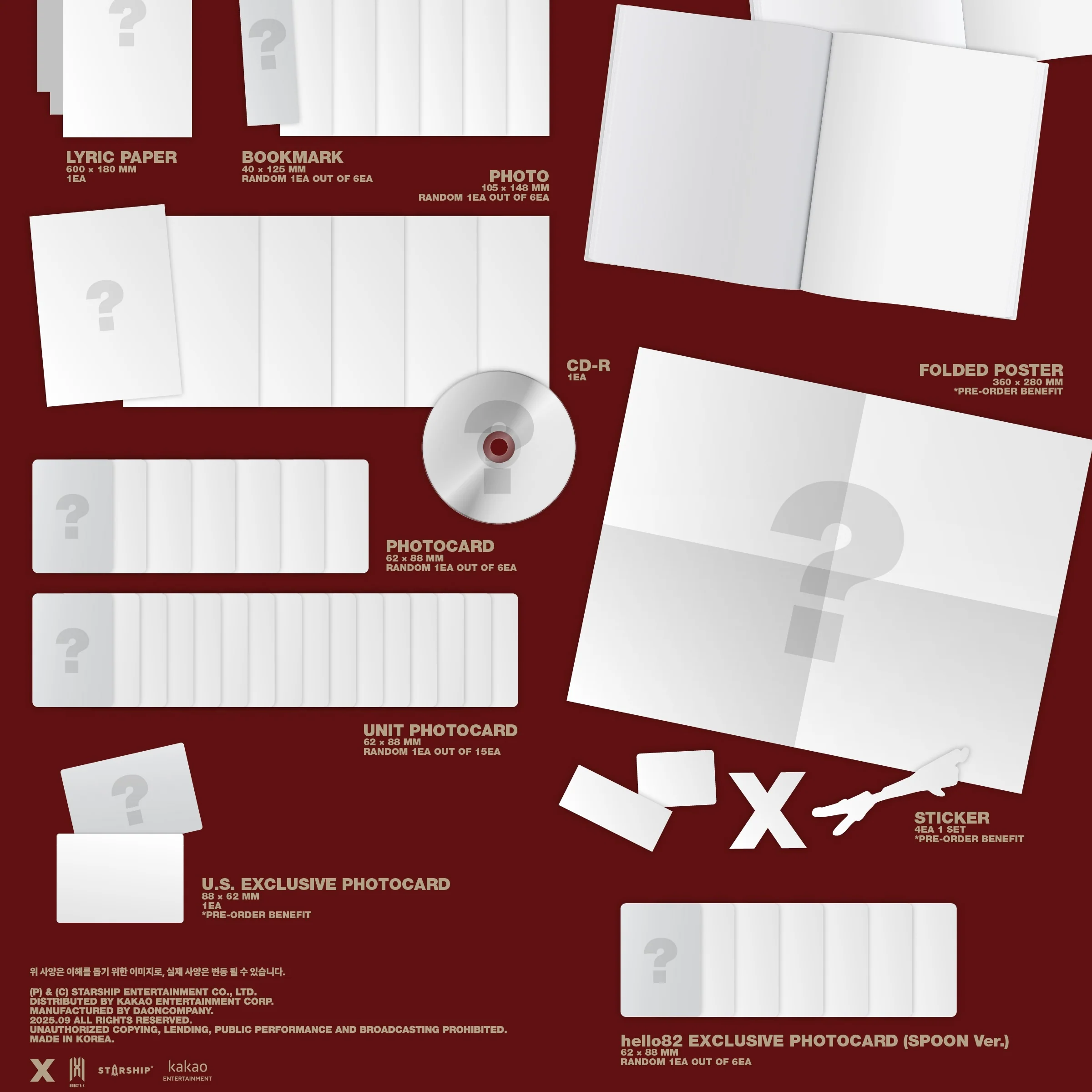 [HELLO82] [HELLO82 EXCLUSIVE] MONSTA X - THE X (4 VERSIONS) - Image 10