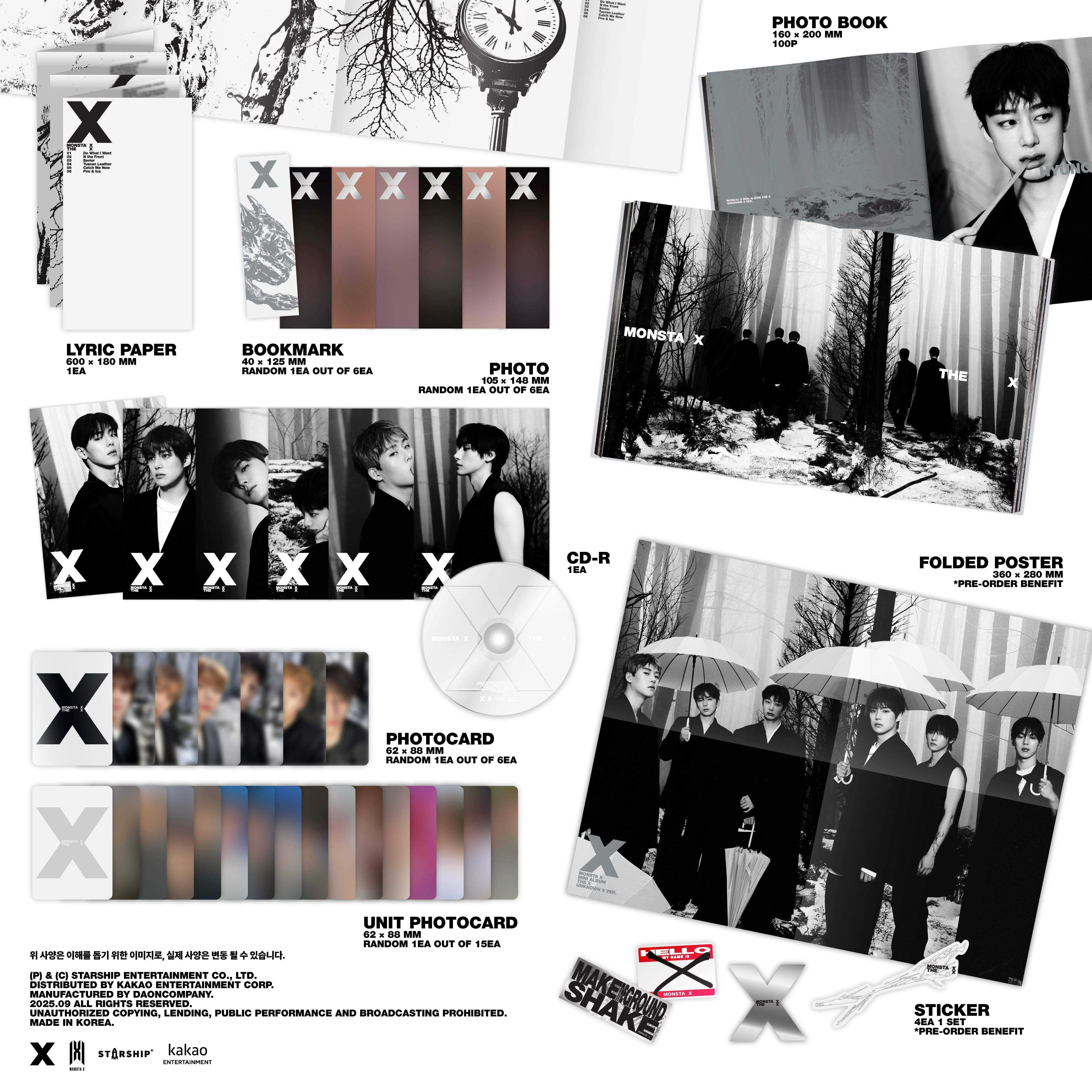 MONSTA X - THE X (4 VERSIONS) - Image 3