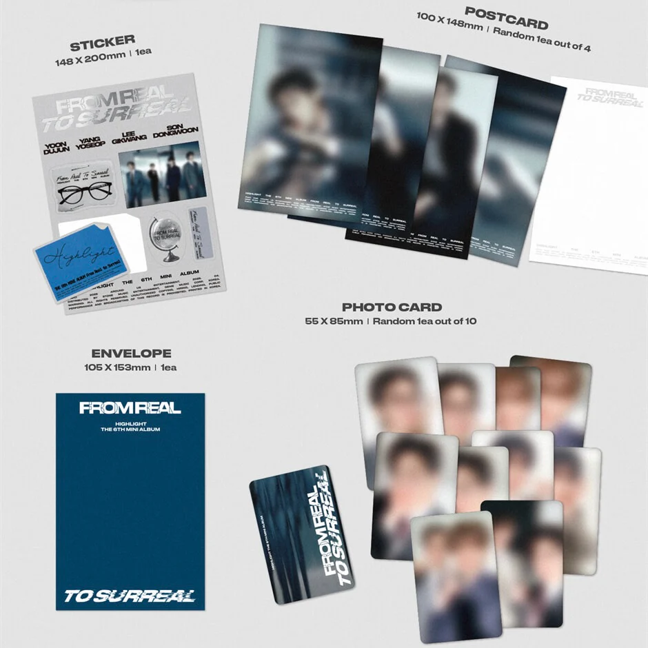 HIGHLIGHT - THE 6TH MINI ALBUM [FROM REAL TO SURREAL] (4 VERSIONS) - Image 3