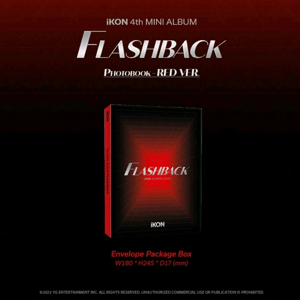 iKON - FLASHBACK (4TH MINI ALBUM ) PHOTOBOOK VER. (2 VERSIONS) - Image 2