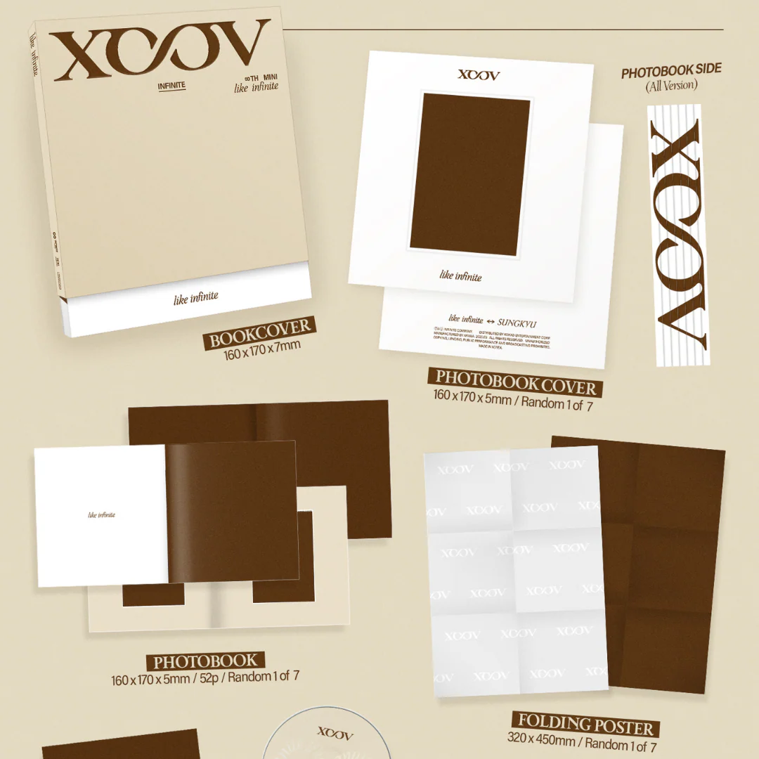 INFINITE - 8TH MINI ALBUM [LIKE INFINITE] (ANNIVERSARY VER.) (7 VERSIONS) RANDOM - Image 2