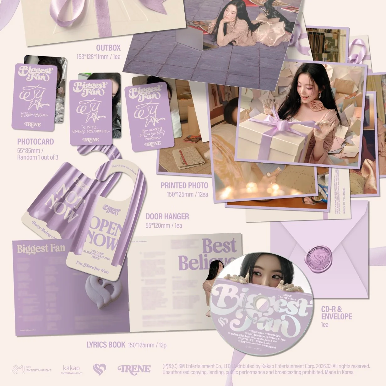 (PRE-ORDER) IRENE - 1ST ALBUM [BIGGEST FAN] (COMPACT VER.) - Image 3