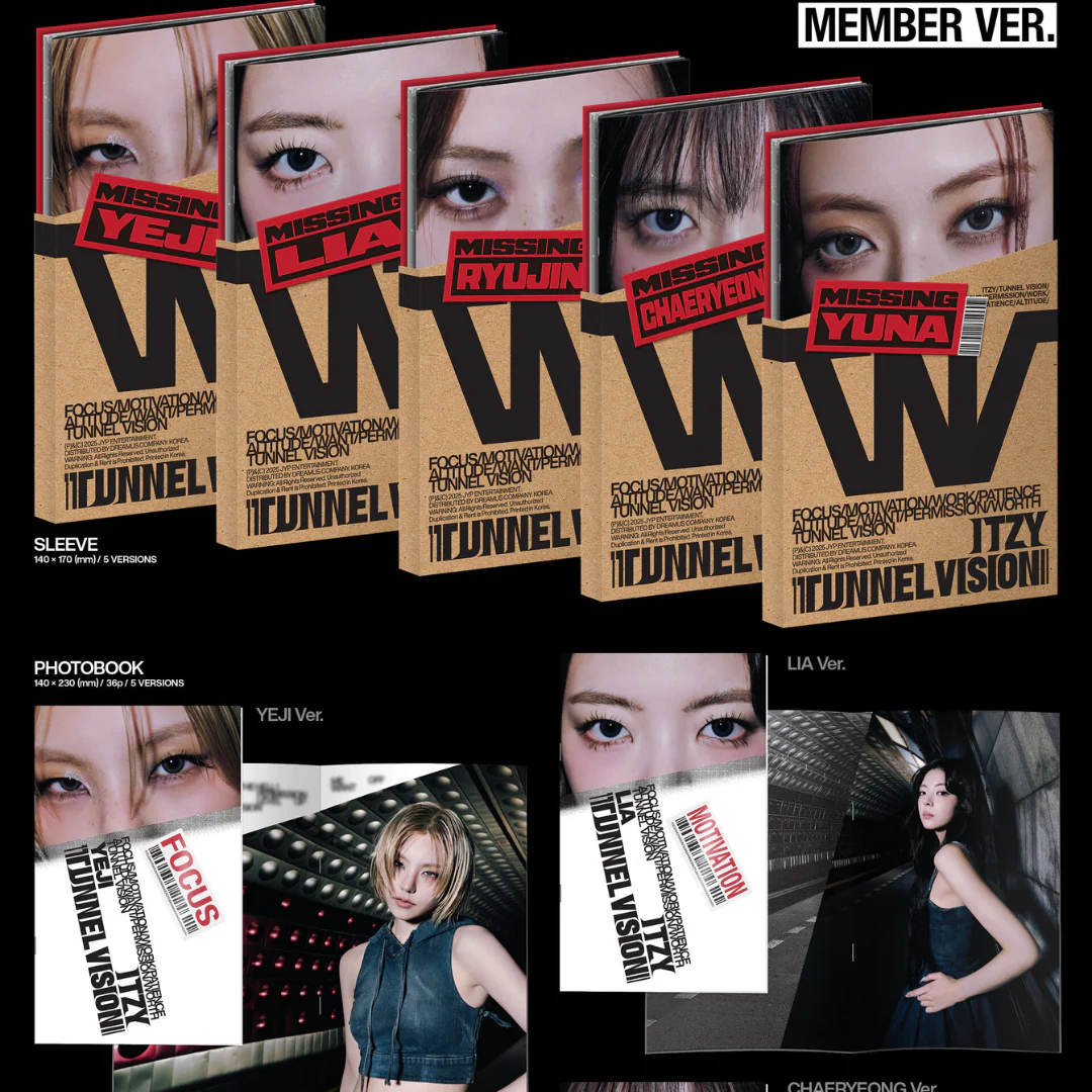 ITZY - TUNNEL VISION (MEMBER VER.) (5 VERSIONS) - Image 2