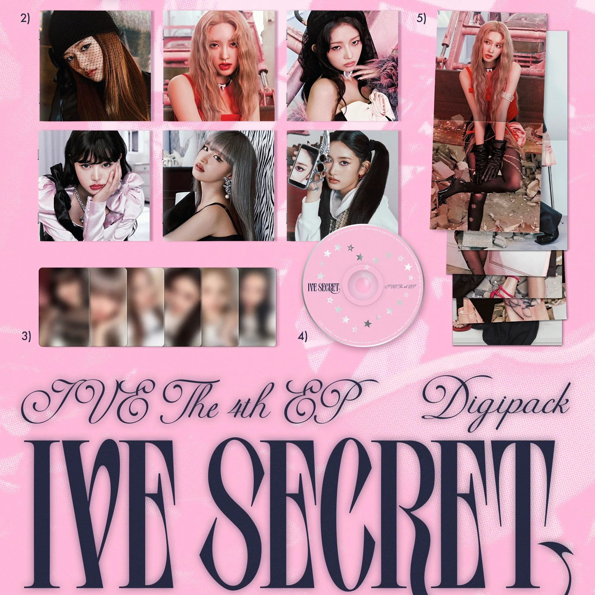 IVE - THE 4TH EP [IVE SECRET] (DIGIPACK VER.) (6 VERSIONS) - Image 3
