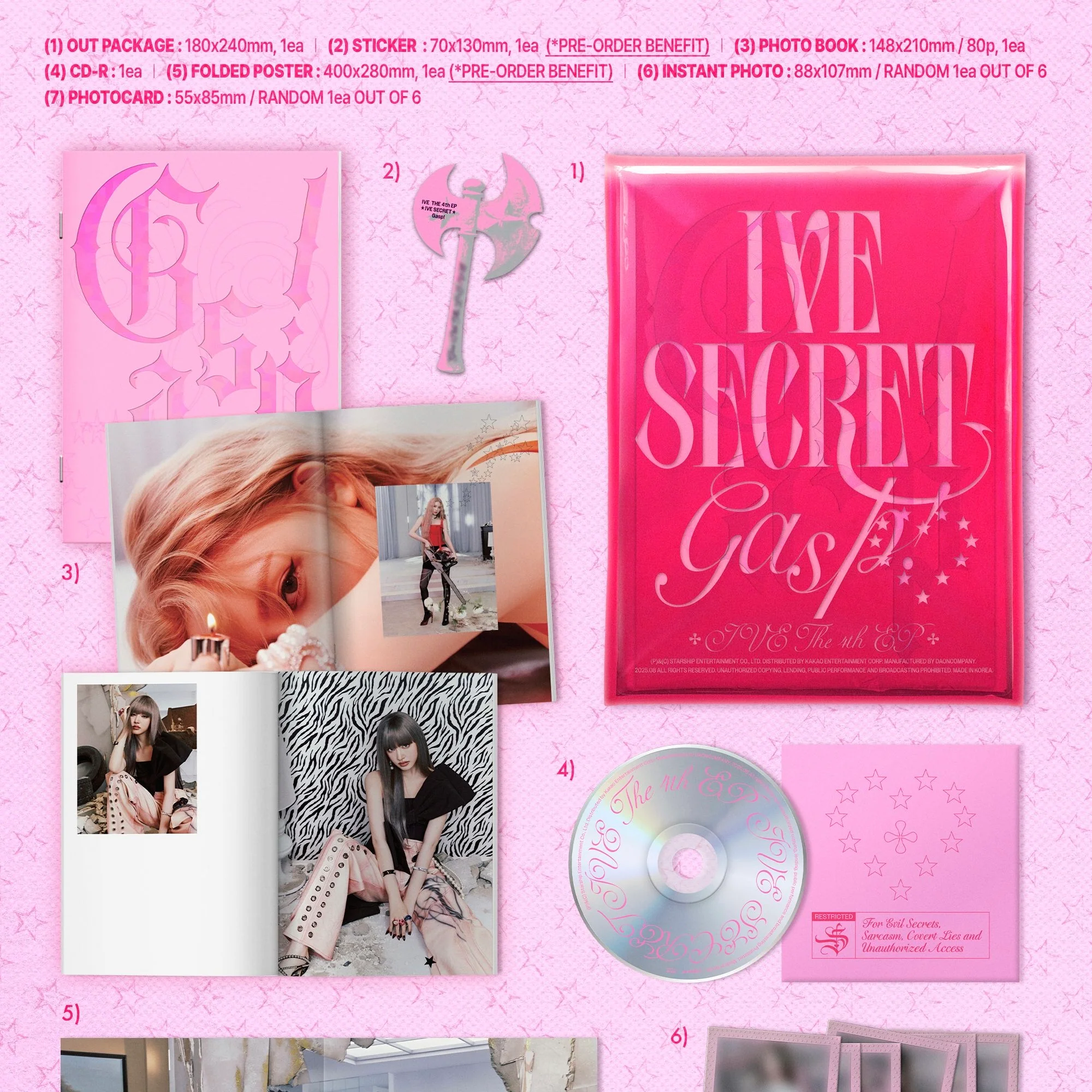 IVE - THE 4TH EP [IVE SECRET] (3 VERSIONS) - Image 4
