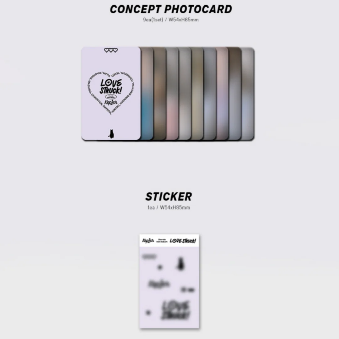 KEP1ER - LOVESTRUCK! (4TH MINI ALBUM) PLATFORM VER. - Image 3