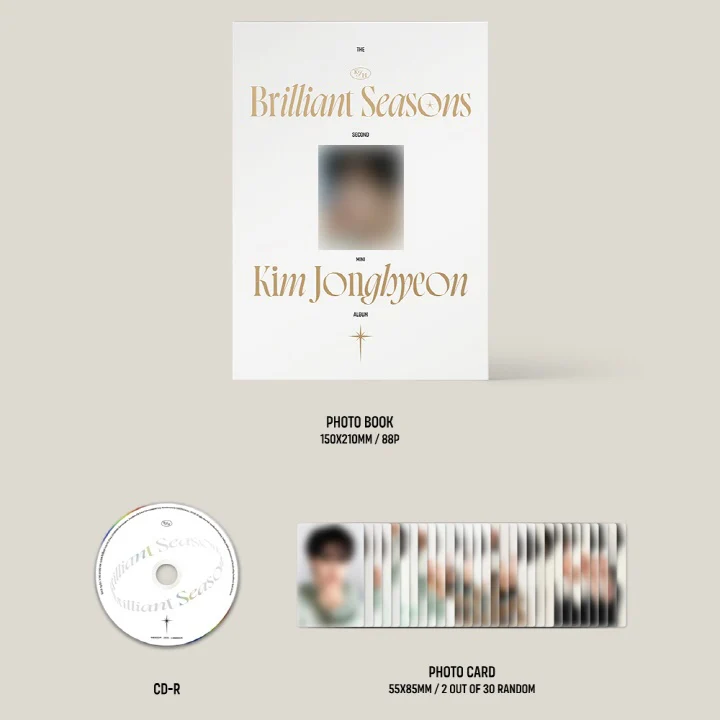 KIM JONG HYEON - 2ND MINI ALBUM [BRILLIANT SEASONS] - Image 3