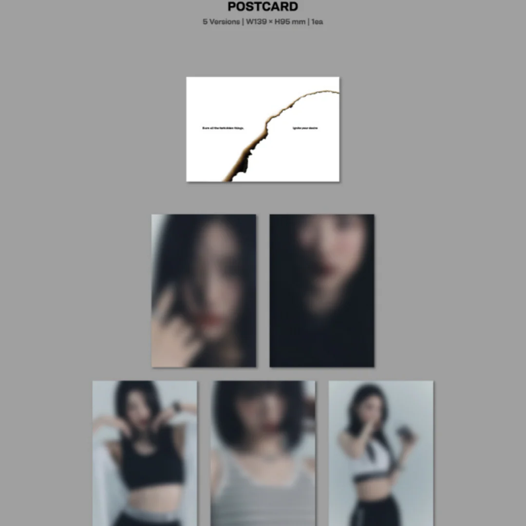 LE SSERAFIM - 1ST STUDIO ALBUM 'UNFORGIVEN' (COMPACT VER.) (5 VERSIONS) - Image 10
