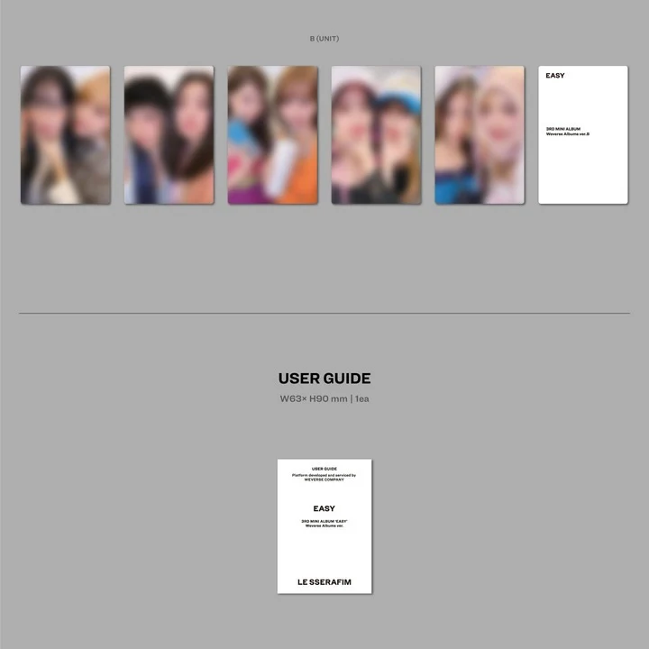 LE SSERAFIM - 3RD MINI ALBUM [EASY] (WEVERSE ALBUMS VER.) (2 VERSIONS) - Image 6