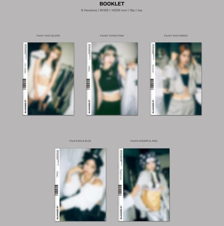 LE SSERAFIM - 3RD MINI ALBUM [EASY] (COMPACT VER.) (5 VERSIONS) - Image 3