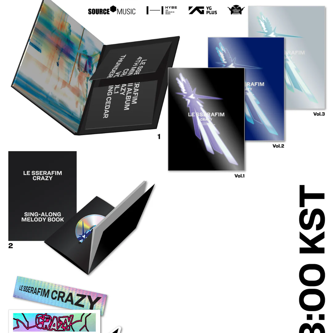 LE SSERAFIM - 4TH MINI ALBUM 'CRAZY' (3 VERSIONS) - Image 5