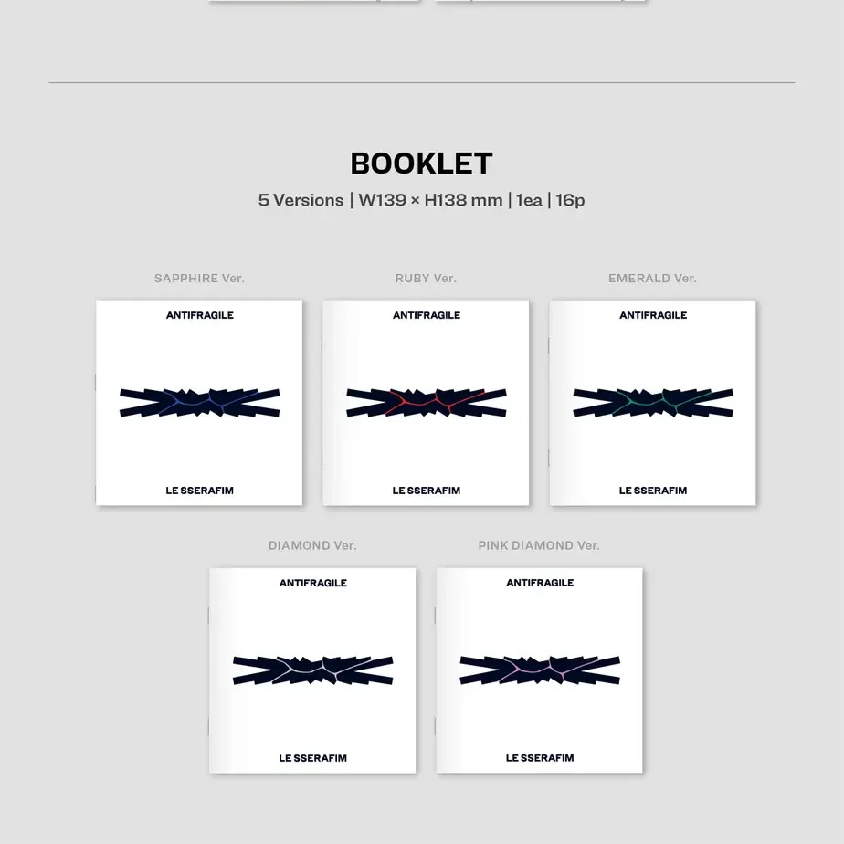 LE SSERAFIM - ANTIFRAGILE (2ND MINI ALBUM) (COMPACT VER.) (5 VERSIONS) - Image 7