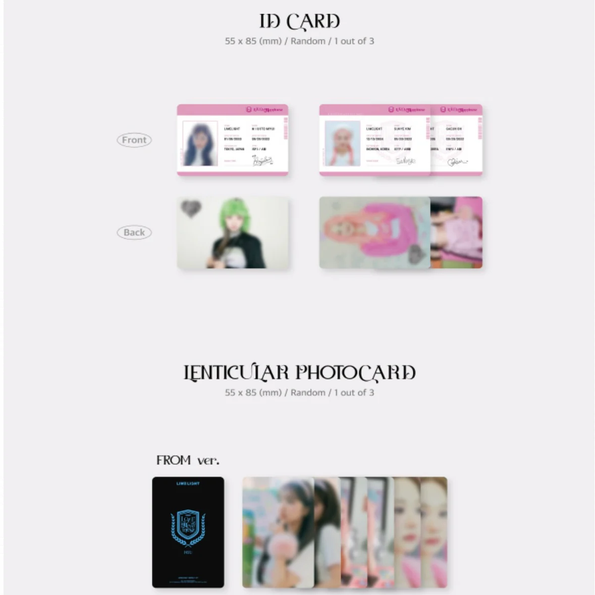 LIMELIGHT - DEBUT EP [LOVE & HAPPINESS] (2 VERSIONS) - Image 6
