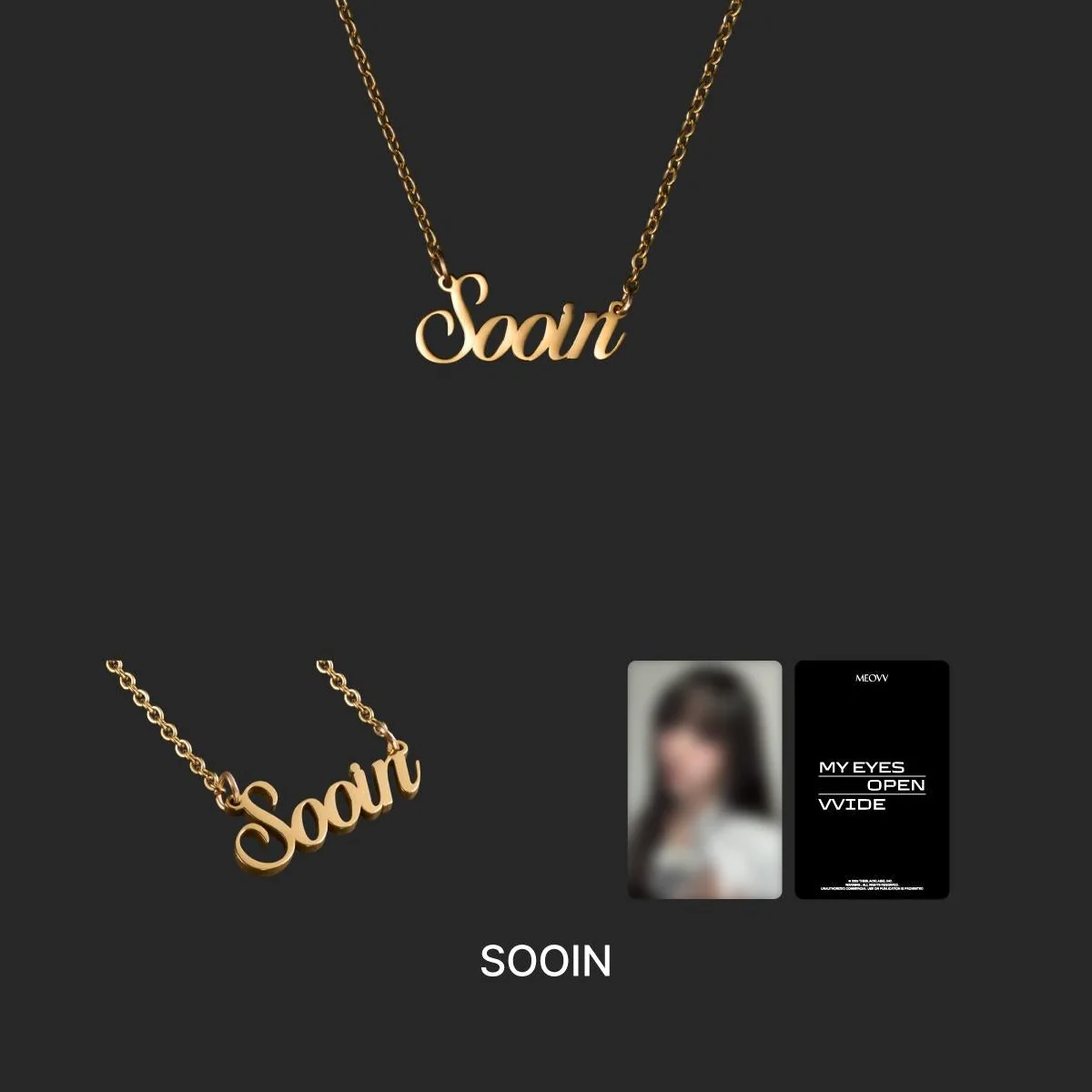 MEOVV - NAME PLATE NECKLACE [MEOVV] (6 VERSIONS) - Image 3