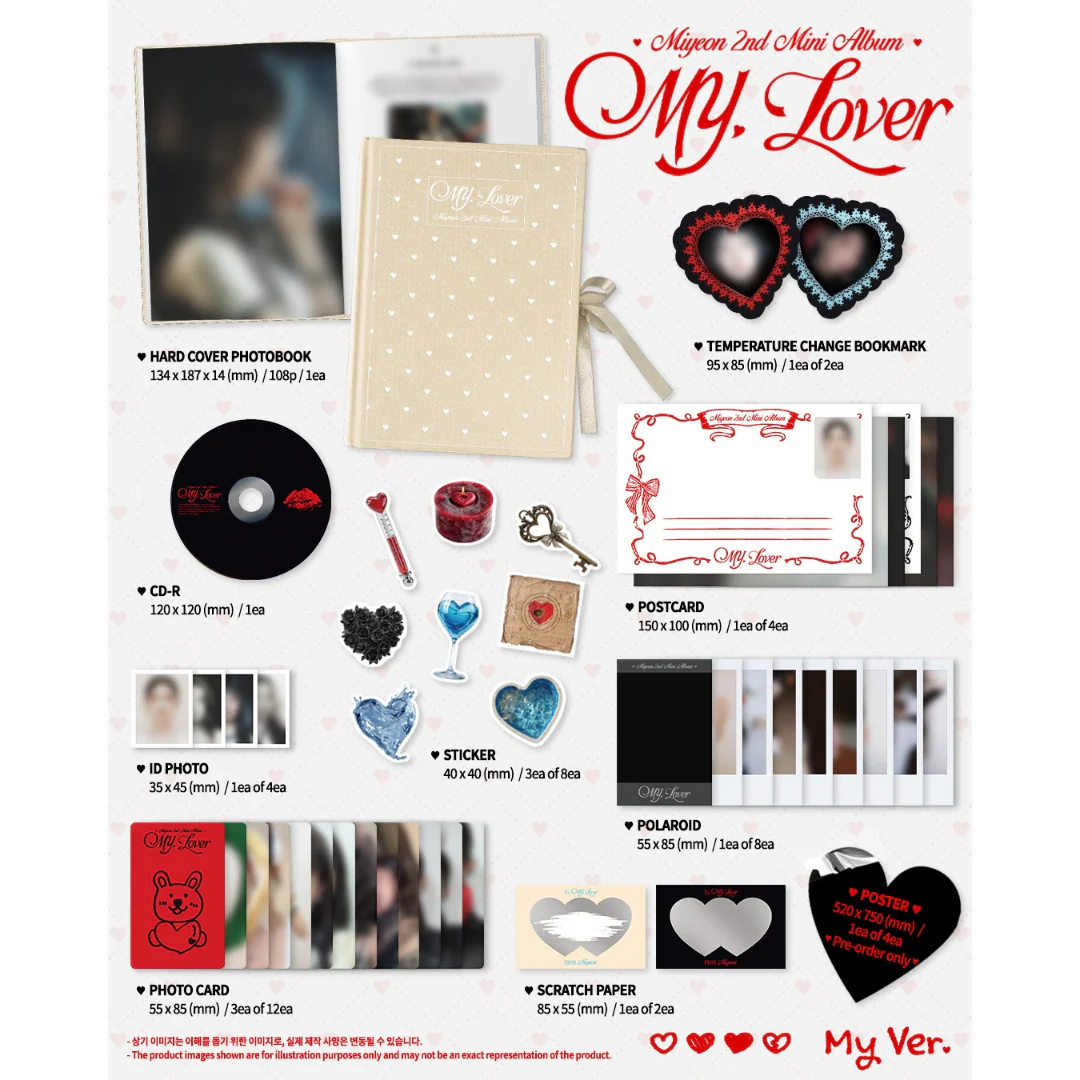 MIYEON - 2ND MINI ALBUM [MY, LOVER] (2 VERSIONS) - Image 2