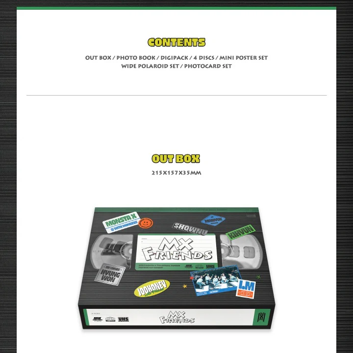 MONSTA X - 2023 MONSTA X 7TH OFFICIAL FANCLUB MONBEBE FAN-CONCERT [MX FRIENDS] DVD (4 DISC) - Image 2
