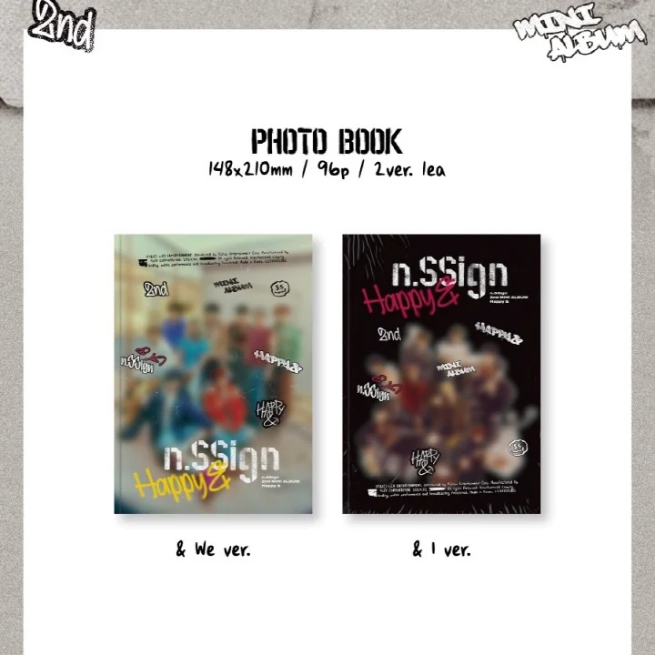 N.SSIGN - 2ND MINI ALBUM [HAPPY &] (2 VERSIONS) - Image 2