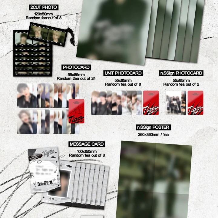 N.SSIGN - 2ND MINI ALBUM REPACKAGE [TIGER] (2 VERSIONS) - Image 3