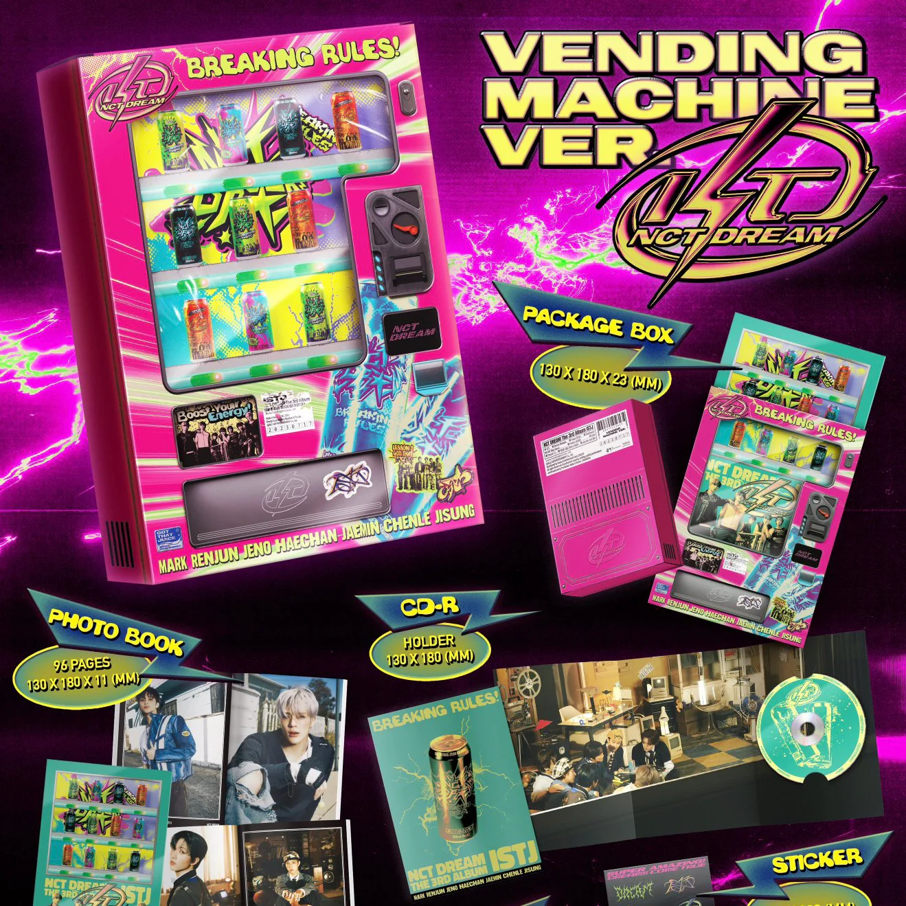 NCT DREAM - VOL.3 [ISTJ] (VENDING MACHINE VER.) - Image 2
