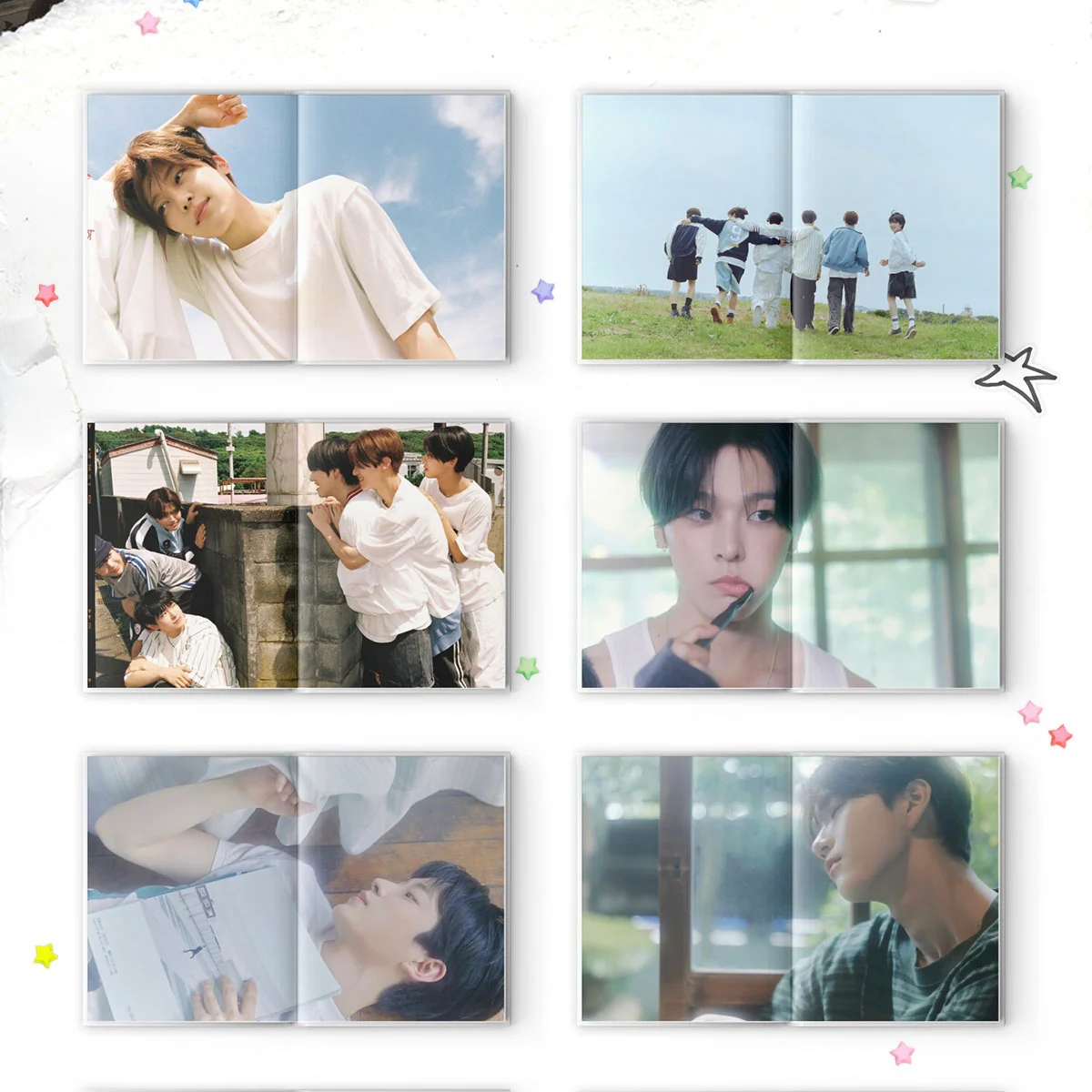 NCT WISH - 01 PHOTO BOOK / 2025 NCT WISH THE 1ST PHOTO EXHIBITION [ONE SUMMER WISH] OFFICIAL MD (6 VERSIONS) - Image 4