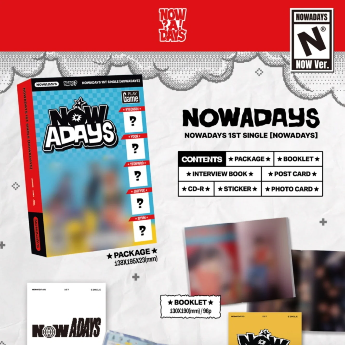 NOWADAYS - 1ST SINGLE ALBUM [NOWADAYS] (2 VERSIONS) - Image 2